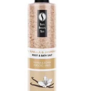 Relaxáló Fürdősó és Lábáztató Só – Vanília & Jázmin – 330 g