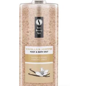 Relaxáló Fürdősó és Lábáztató Só – Vanília & Jázmin (1320 g)
