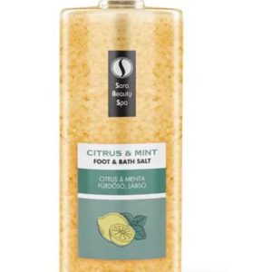 Frissítő Fürdősó és Lábáztató Só – Citrus & Menta (1320 g)