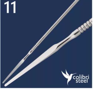 Keskeny szemző – Colibri 11 (5 mm), 1 mm széles kézi kések